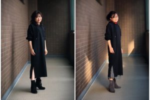 小柄コーデの画像